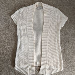 Loft short sleeve open cardigan